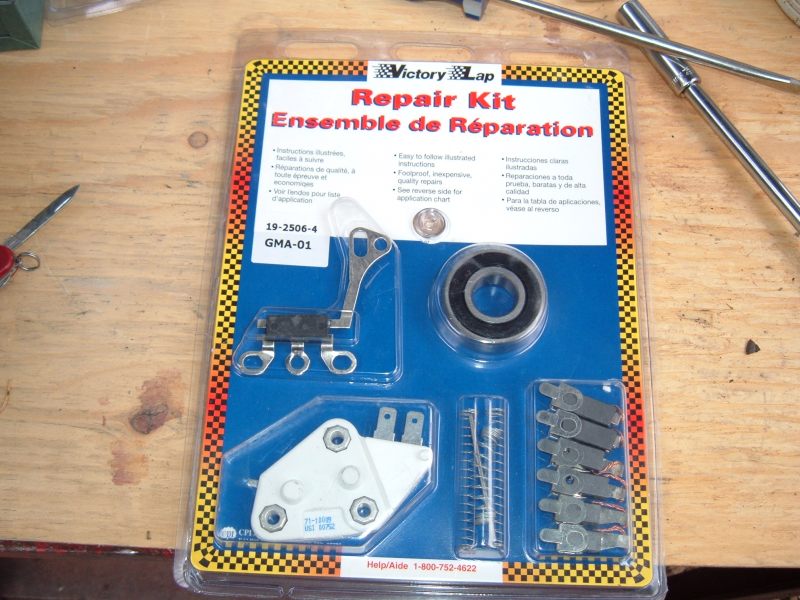Wrong Repair Kit  (Diode trio incorrect)