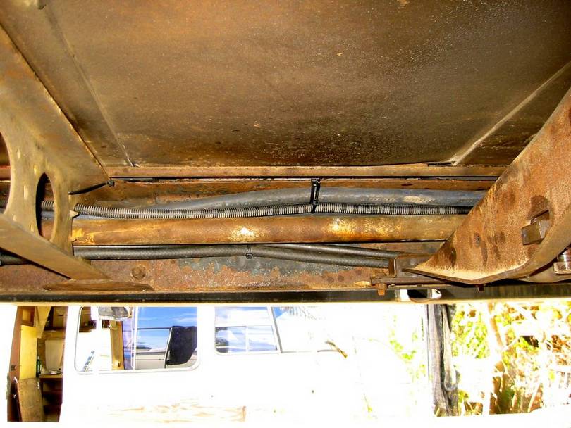 Engine to Water Heater Lines