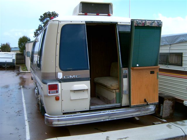 Door in rear of GMC