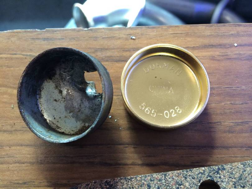 Old and shiny new one, I prefer plugs made of brass