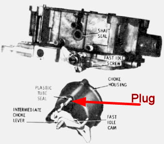 Quadrajet Choke Vacuum Transfer Seal