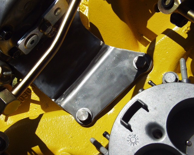 AC bracket for EFI installed