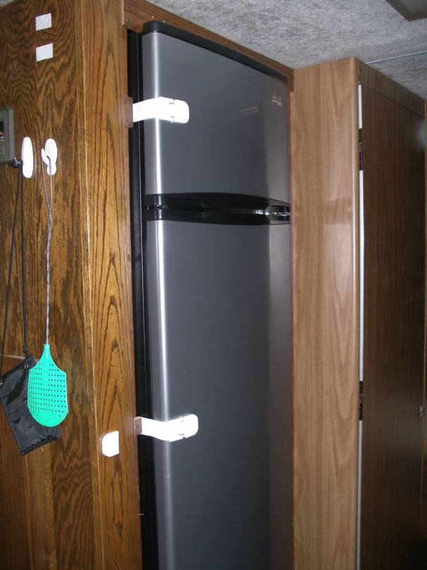 Installed a 7.4Cft apartment fridge to replace dead Norcold