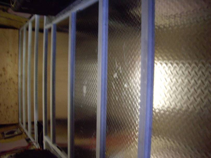 1/16 diamond plate subfloor.