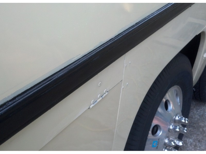 Rubber molding and bed liner.