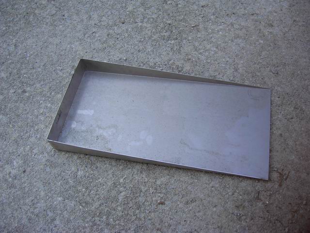 This is an old aluminum rack shelf