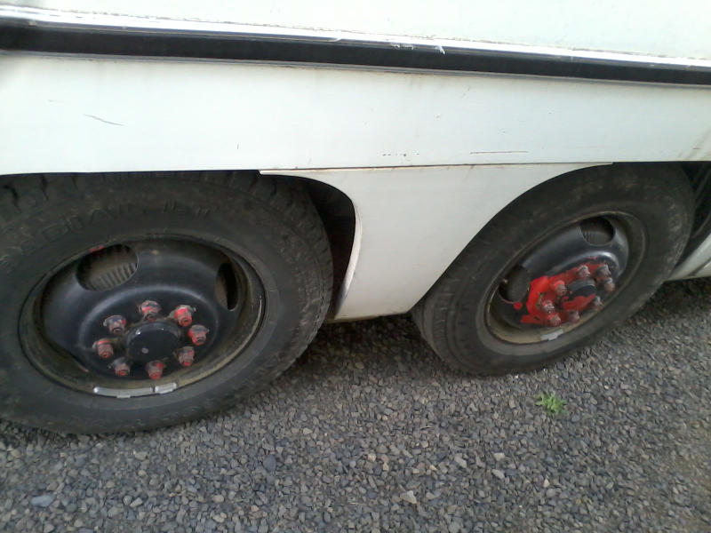 Rear wheels