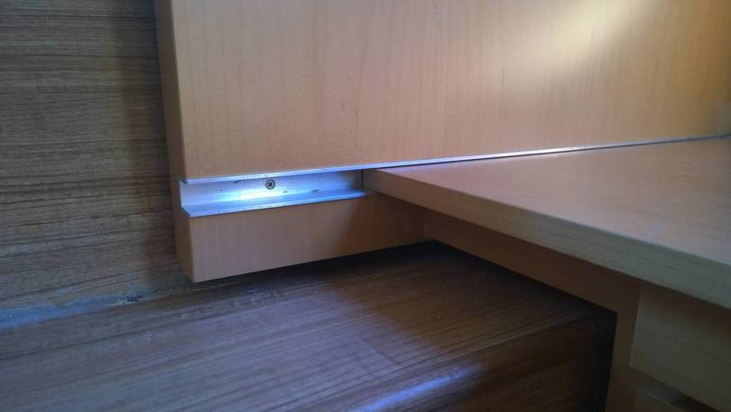 The slide on the front