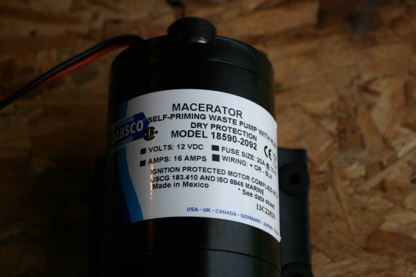 Jabsco 18590-2092 Macerator