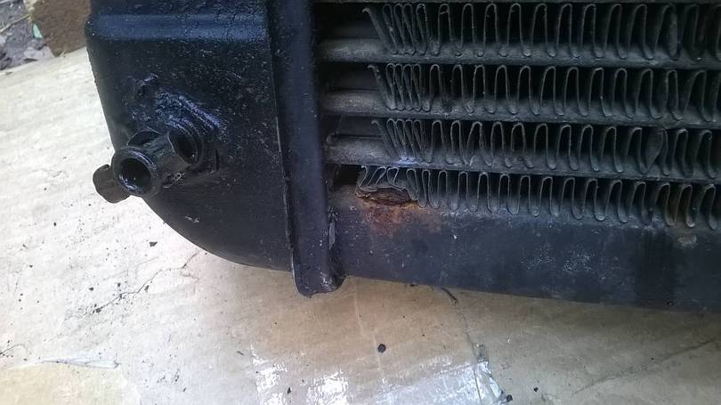 Radiator out
