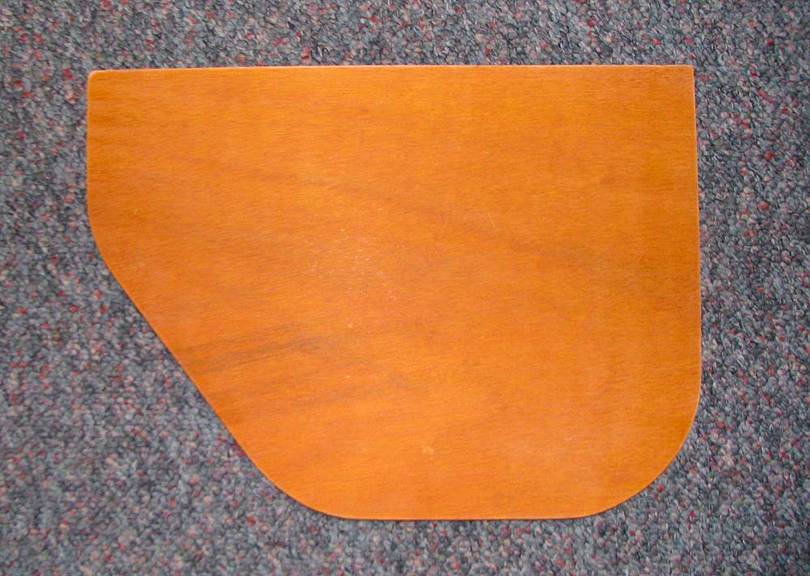 New table cut from old 3/4 inch thick table top