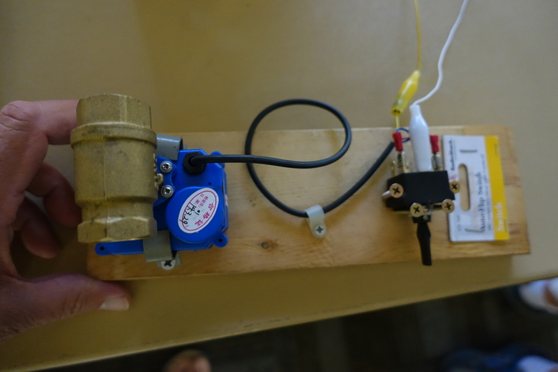 Electric heater control valve