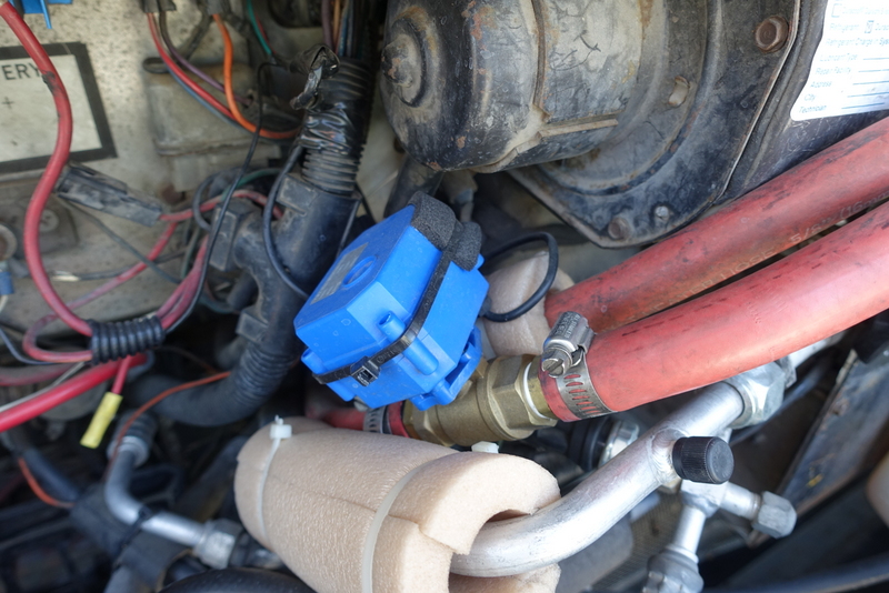 Electric heater control valve