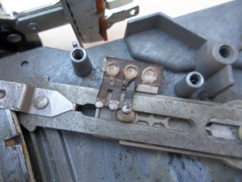 Burned Wiper Fingers of Function Swich