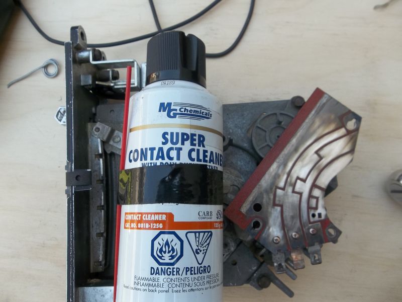 Use Contact cleaner as part of the cleaning stratigy