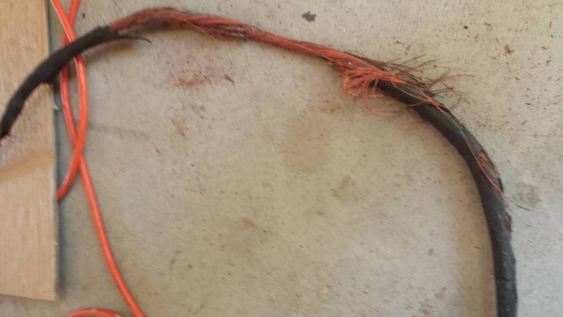 Frayed Booster Wire