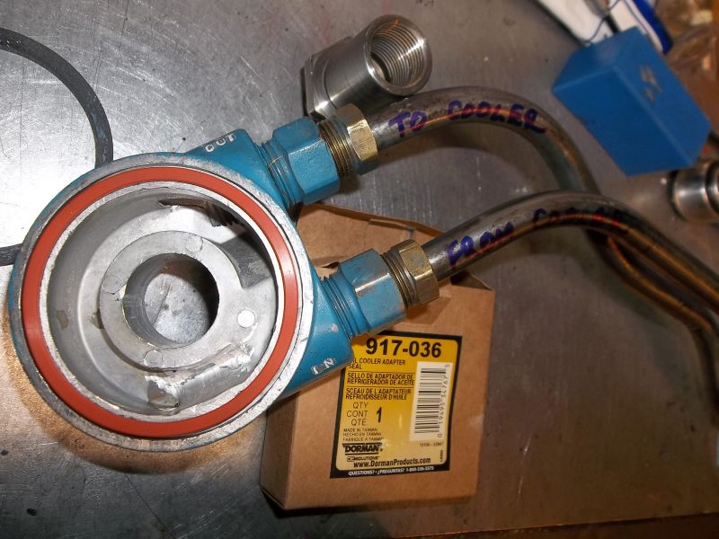 Key Removed from Oil Cooler Adaptor