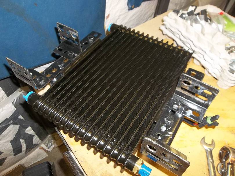 Brackets mounted to Cooler Assembly