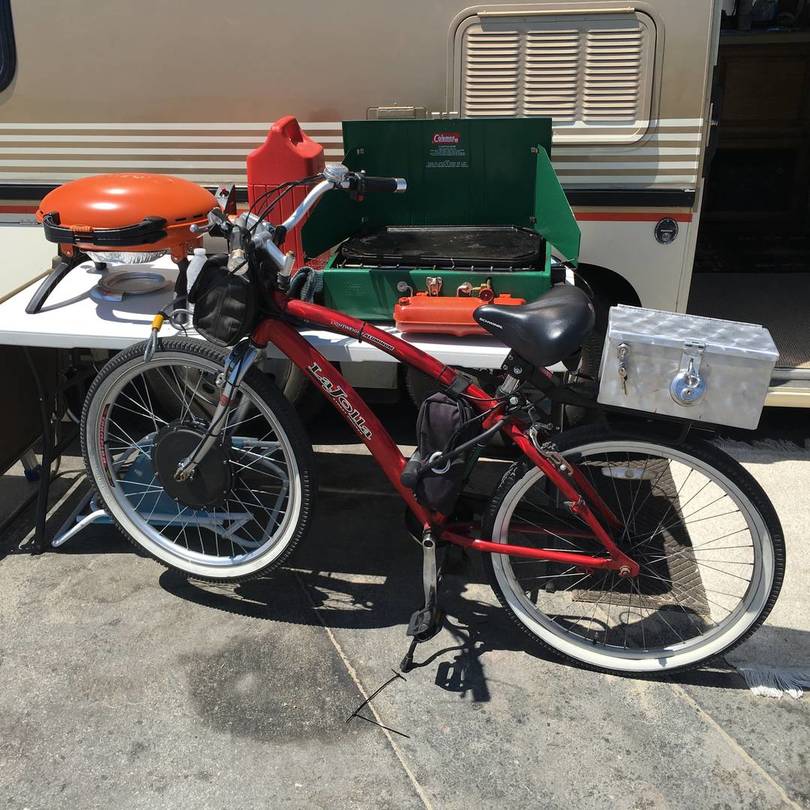 July 4 Camping on the Beach