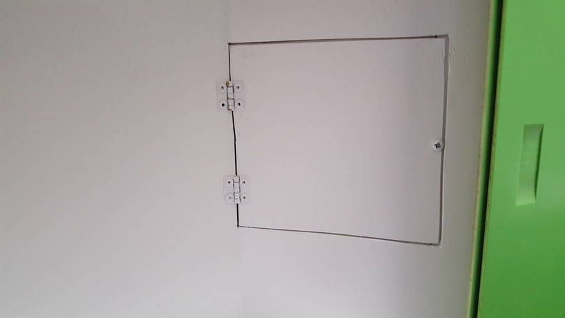 Plumbing access door