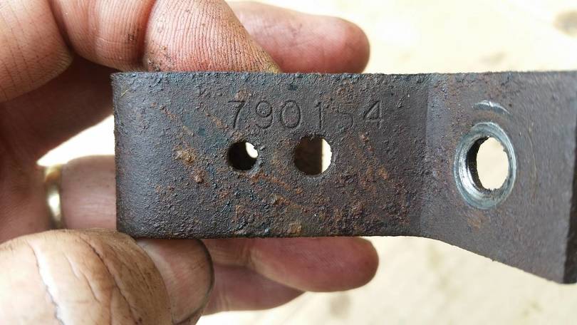 The brake line tee support bracket part number