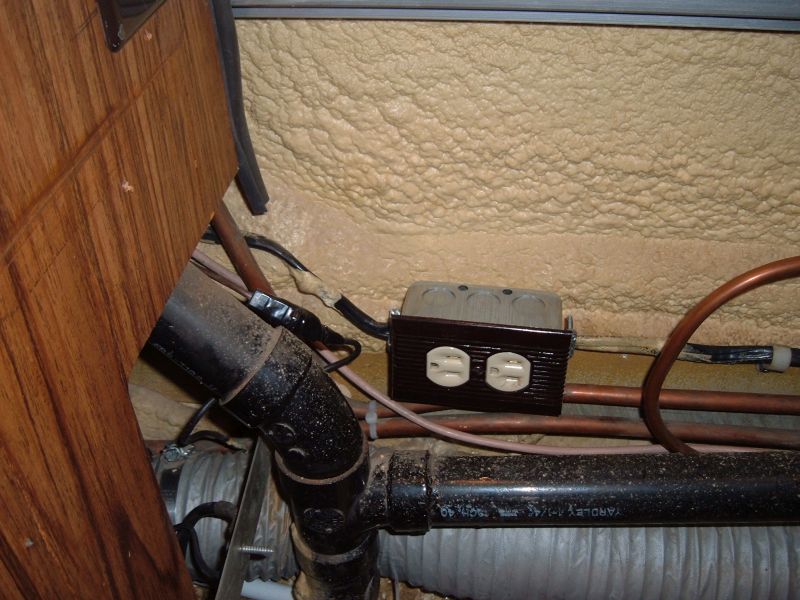 120 Volt Power below Stove