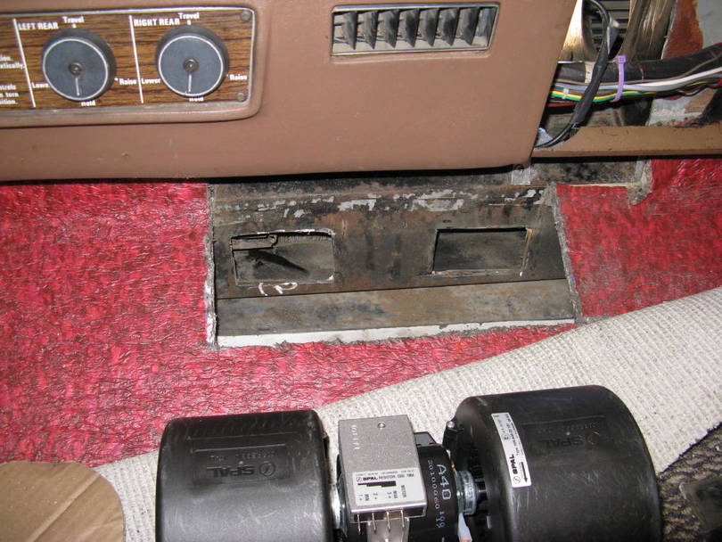 new blower arrangement