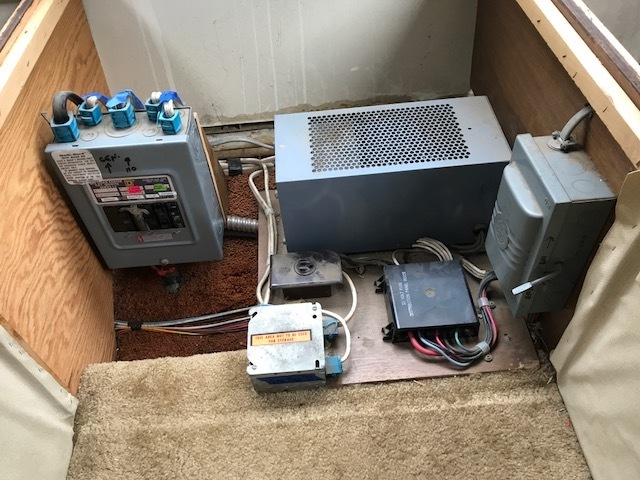 Main Breaker Box, Converter and fused power dissconect