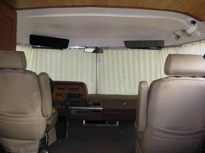 pleated cockpit shades