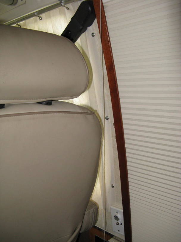 pleated cockpit shades