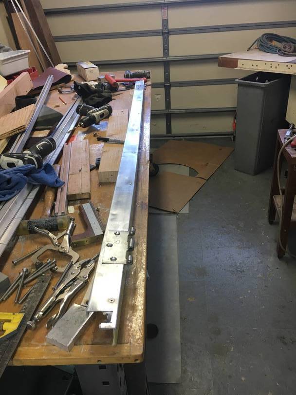Fabricating the Hinge rail