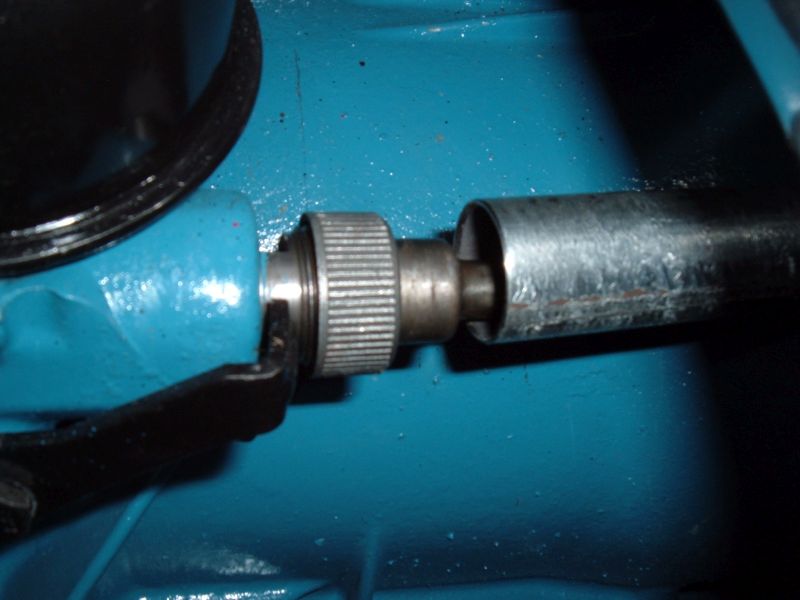 Governor end of speedometer cable