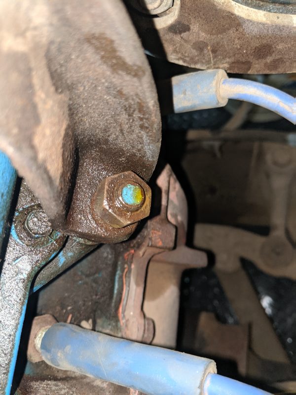 AC Compressor Bracket lower nut