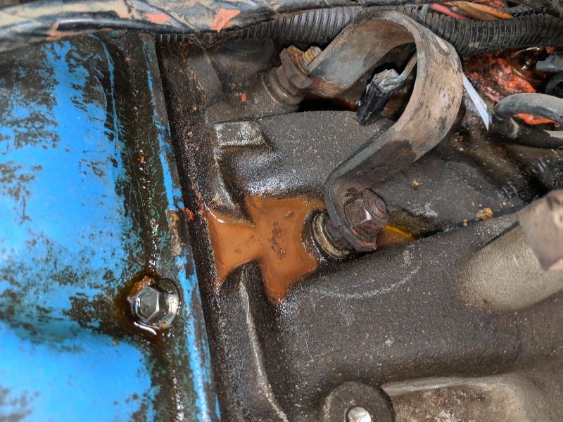 drivers side intake front bracket