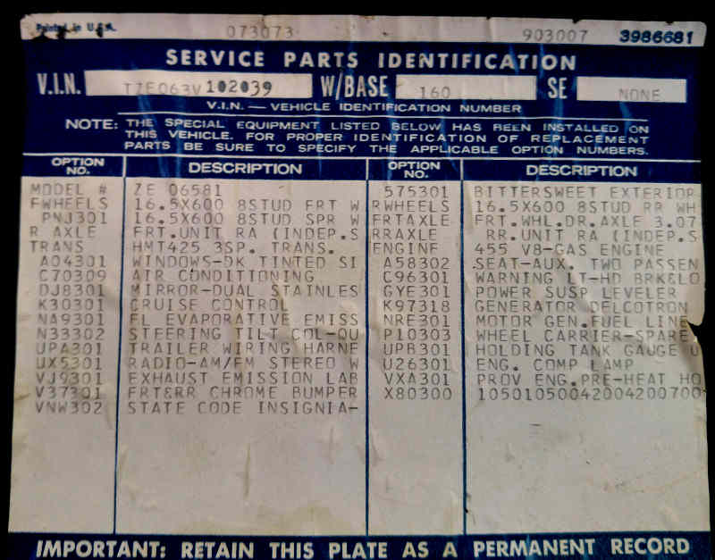 Glove Box Spec Sheet