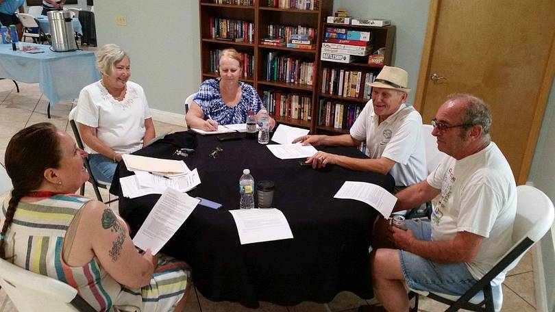 Business Meeting at the Rally