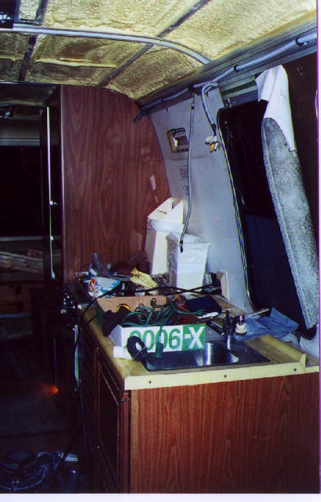 Gutting of the interior