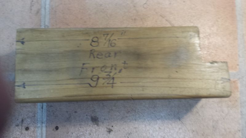 Under Frame Ride Height Block