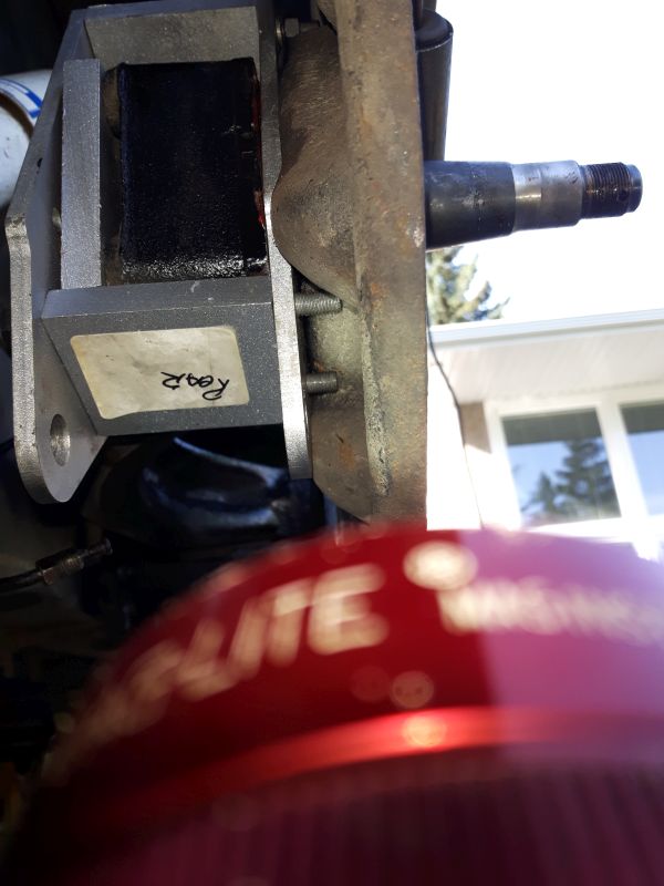 Bolts collide with the backing plate
