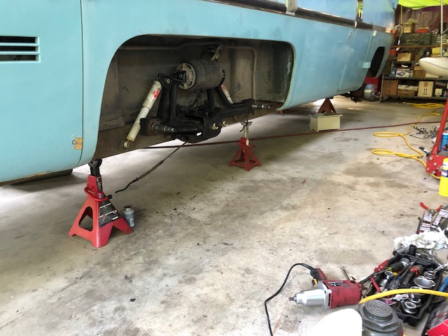 New bogie frame installed