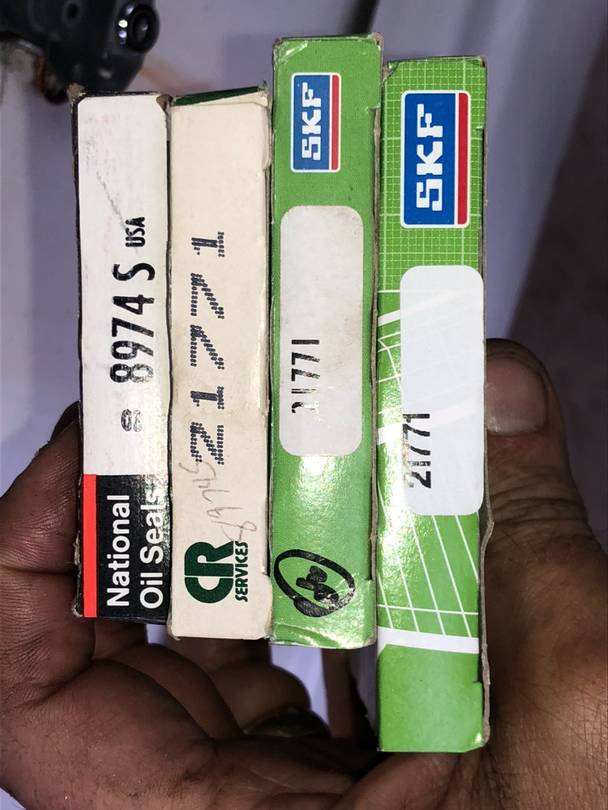 Hub seals that are all correct