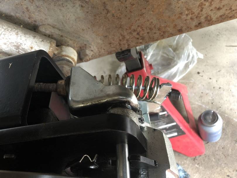 Cable fits fine when suspension is drooped