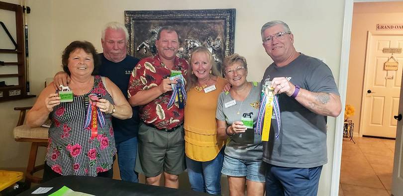 Prize Winning GMCers at the Rally