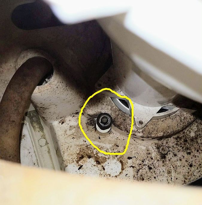 Toilet Rear Flange Bolt Nut