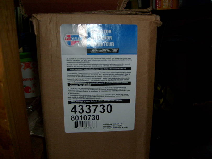Radiator mock up