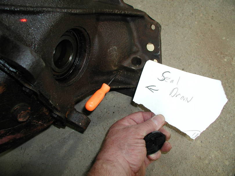 ATF leak at Final Drive