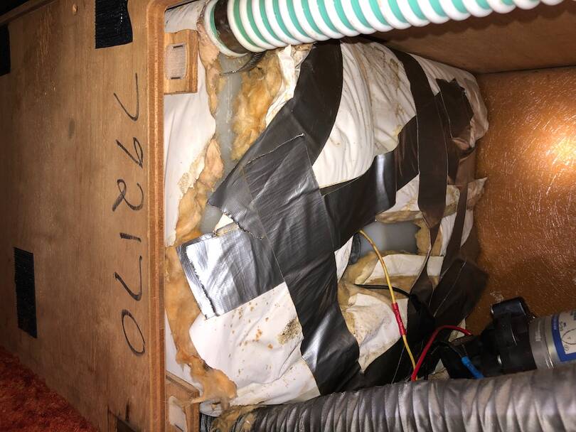 Fresh Water Tank Leak