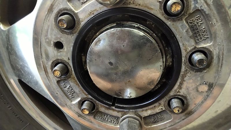 Home-made hub spacers from ABS pipe