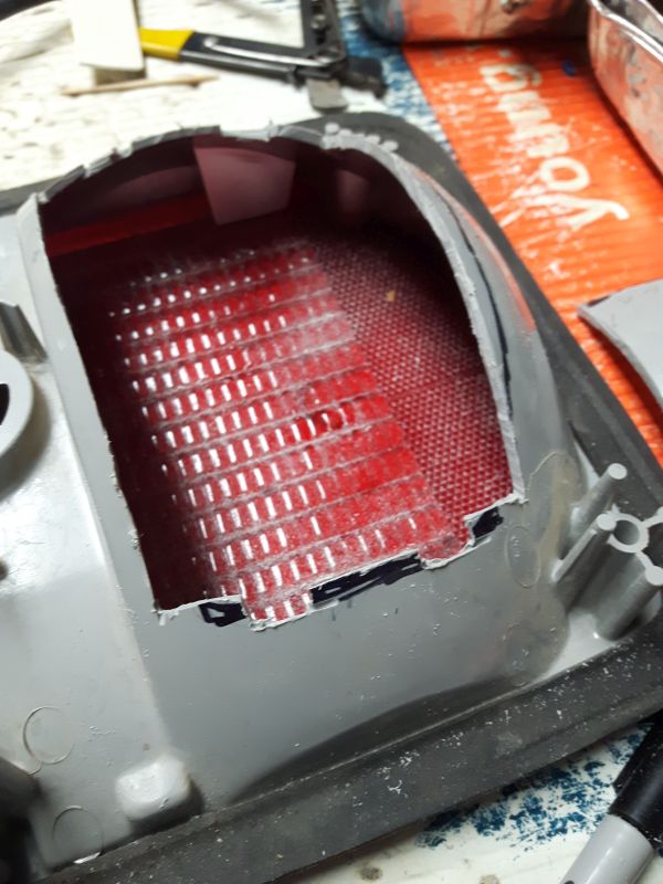 Open Tail Light Relector