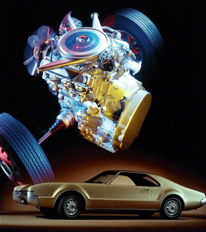 Oldsmobile drive  line 1966